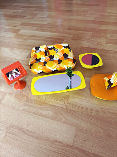 Barbie retro wohnzimmer set - ,