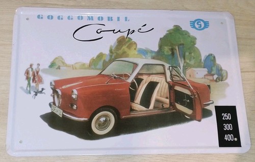 Retro reklame blechschild - reklame,