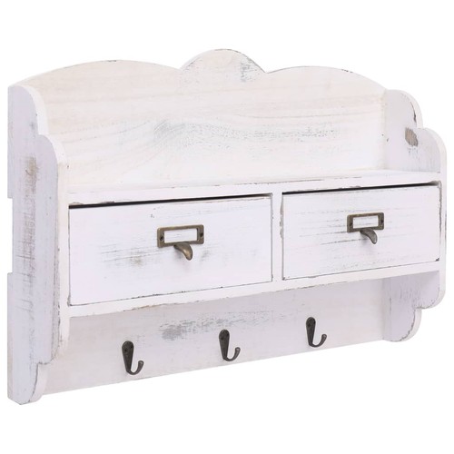 Vintage wandgarderobe holz - wandgarderobe,