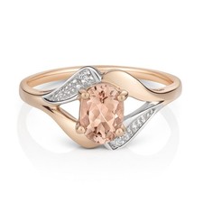 Echter Morganit und Diamant