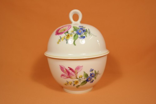 Meissen zuckerdose kugel - zuckerdose,