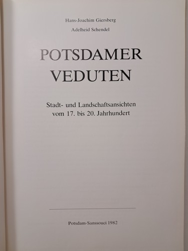 Potsdamer veduten stadt - potsdamer,