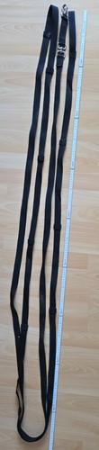 Pferde/Pony/Longe/schwarz/Gurt