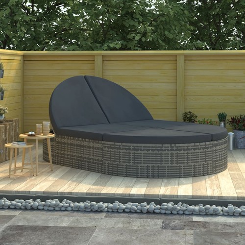 Sonnenliege poly rattan - sonnenliege,