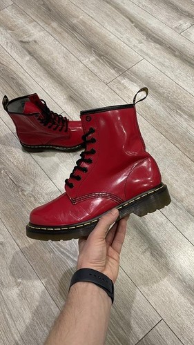Women martens boots red - martens,