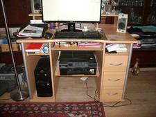 Computertisch Buche Nachbildung