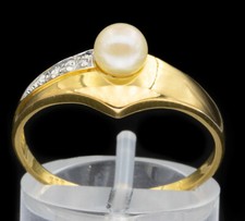 333/ 8k Gold Ring mit Perle