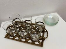 Teeservice Tablett Messing 6