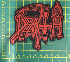 DEATH CUT OUT LOGO SEW ON