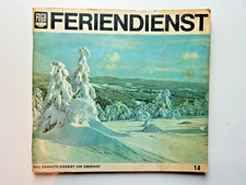 6FDGB Feriendienst Nr. 14 - Das RENNSTEIGGEBIET um OBERHOF -  DDR 1966