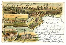 AK Litho Gruss aus Bonese i.d