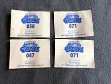 Nintendo Super Mario Galaxy Sticker 2009 - Nummer 47, 58, 71, 71 - (K)