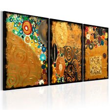 Gustav Klimt Mosaik Art VLIES LEINWAND DEKO BILDER WANDBILD XXL WOHNZIMMER