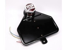 Nummernschild m. Halterung m. Rücklicht f DKW 250, 350, 500, SB, NZ KS, KM, Ver1