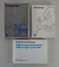 Bordmappe + Betriebsanleitung VW T3 Transporter / Bus / Caravelle Stand 07/1990