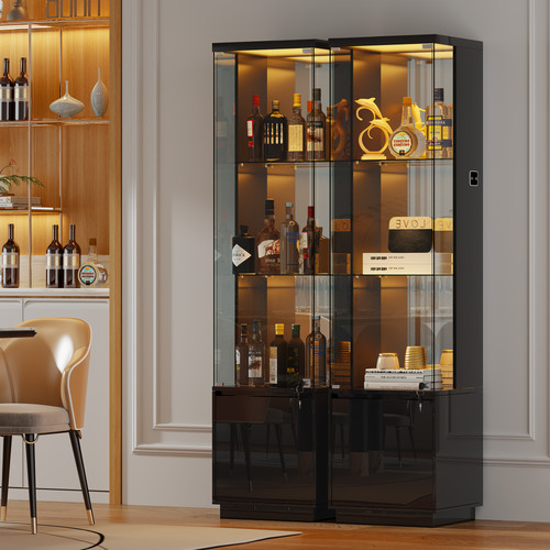 Gurexl vitrine mit - , led