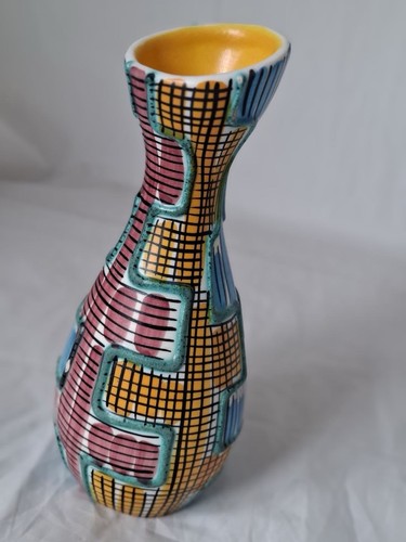 Schramberg majolika vase dekor - majolika,