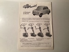 Glas goggomobil sonderprospekt - glas,
