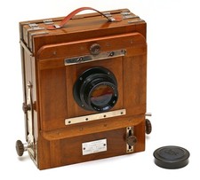 Russische Holzkamera 13x18cm