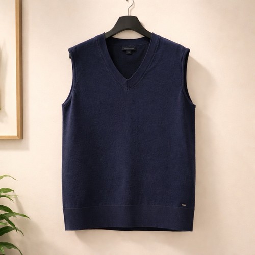 Tommy hilfiger weste blau - weste,