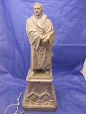 Sehr  alte Skulptur Büste  Martin Luther mit Spieluhr ~ ca. 40 cm ~ RAR