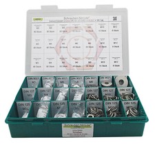 Sortiment/Set Edelstahl Unterlegscheiben DIN 125 127 9021 VA A2 V2A A4 V4A