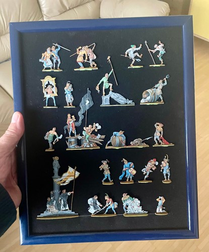 Zinnfiguren flach 30mm - 63,