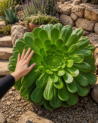 80002844 aeonium mint saucer - 80002844,