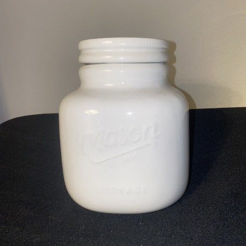 Mason jar glass weiß - jar,