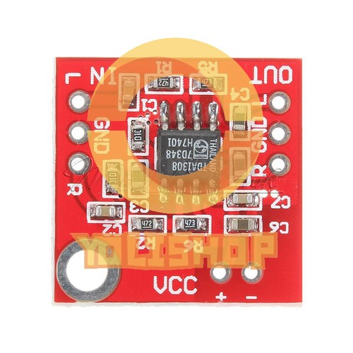 Tda1308 stereo headphone - 3-6v,