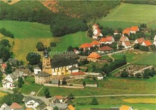 Marienweiher Marktleugast Kulmbach Bayern Fliegeraufnahme mit Kirche