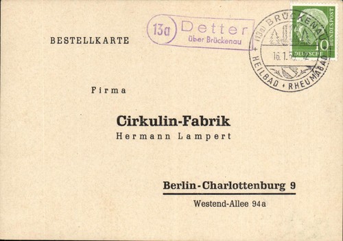 Postkarte - (1271),