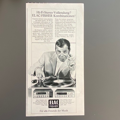 Chris howland elac fisher hifi - chris,