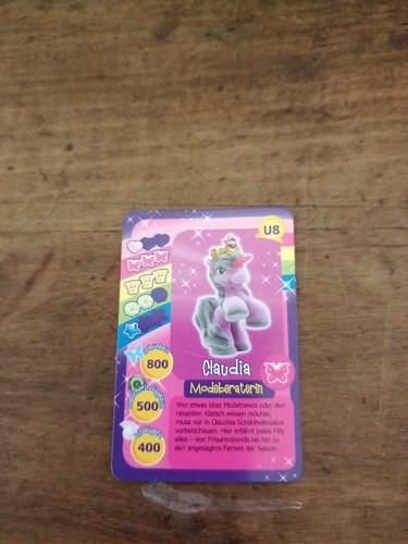 Filly horse card claudia - horse:,