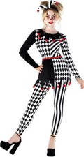Narren kostüm damen harlequin - narren,