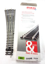 💥1x Weiche links👍Piko 55220 Spur HO WL A-Gleis 239.07 MM OVP