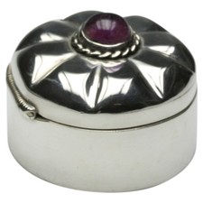 Vintage 925er silberdose mit - vintage:,