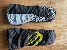 Basisrausch Onyx Überziehhandschuhe Fäustlinge, lange Stulpen, XXXL, Gleitschirm