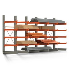 Kragarmregal, einseitig