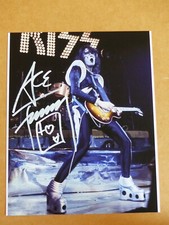 KISS Ace Frehley signed Autogramm signiert auf 20x25 cm Foto 