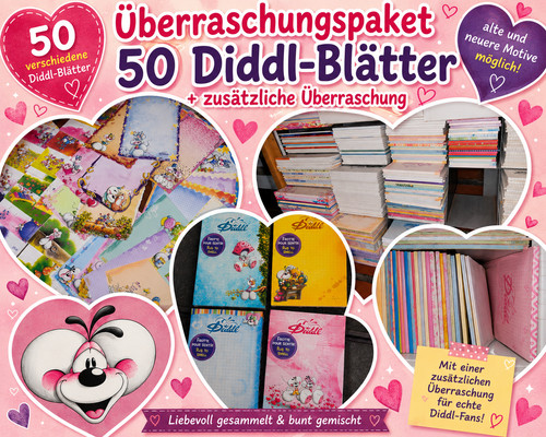 Diddl paket blockblätter - paket,