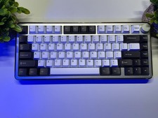 Kiboom Breeze 75 Mechanical Keyboard Compact 75% RGB Quiet Sound Black Color NEU