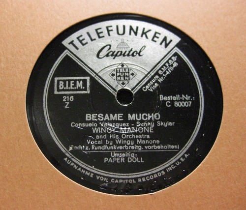 Wingy manone besame mucho - wingy,
