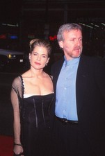 Dia Linda Hamilton, James Cameron 14.12.1997 Slide 35mm T41-26-2-2