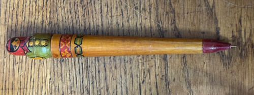 Alter russischer holzstift mit - alter,