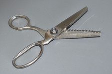 Dreizack Schneiderschere Zackenschere Stoffschere Zickzack Schere Fach #C2