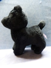 27520. Hund schwarz Scotchterrier   Kuschelmuschel  25 cm Stofftier Plüschtier
