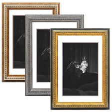 Bilderrahmen Holzrahmen Emporia mit Passepartout für Bilder und Fotos