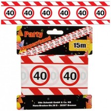 Geburtstags Absperrband 40