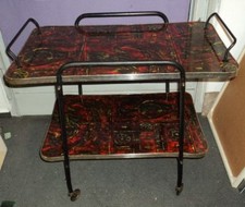 alter ausgefallener Teewagen 50er Jahre Servierwagen